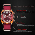 Uhren big unisex watches big wrists waterproof nylon chronograph watch wholesale WR-8860A